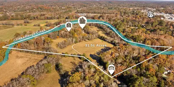 Image 2: Aerial Map of Property
