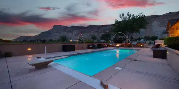 Image 4: Gorgeous Pool with Mt Garfield in the background