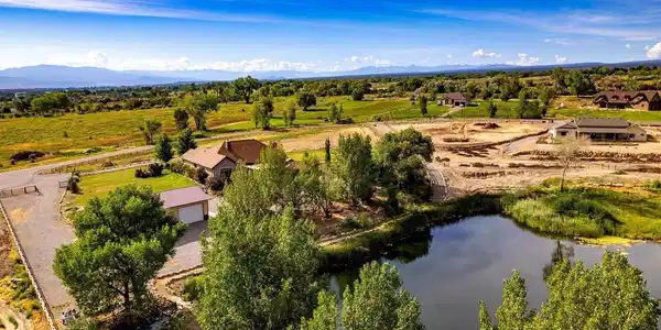 Image 3: aerial with pond