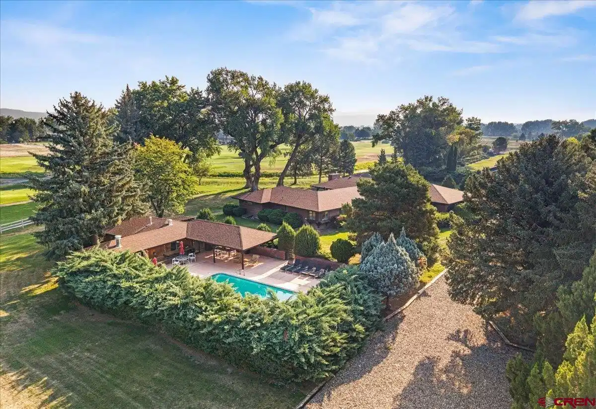 Image 1: Drone photo of property