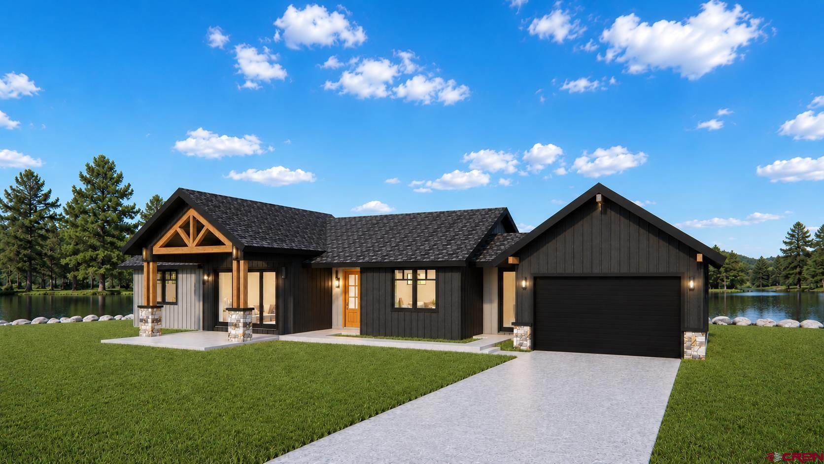 Image 3: House showing optional $30k garage.