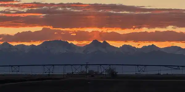 Image 3: Sunet on the Sangre Mountains