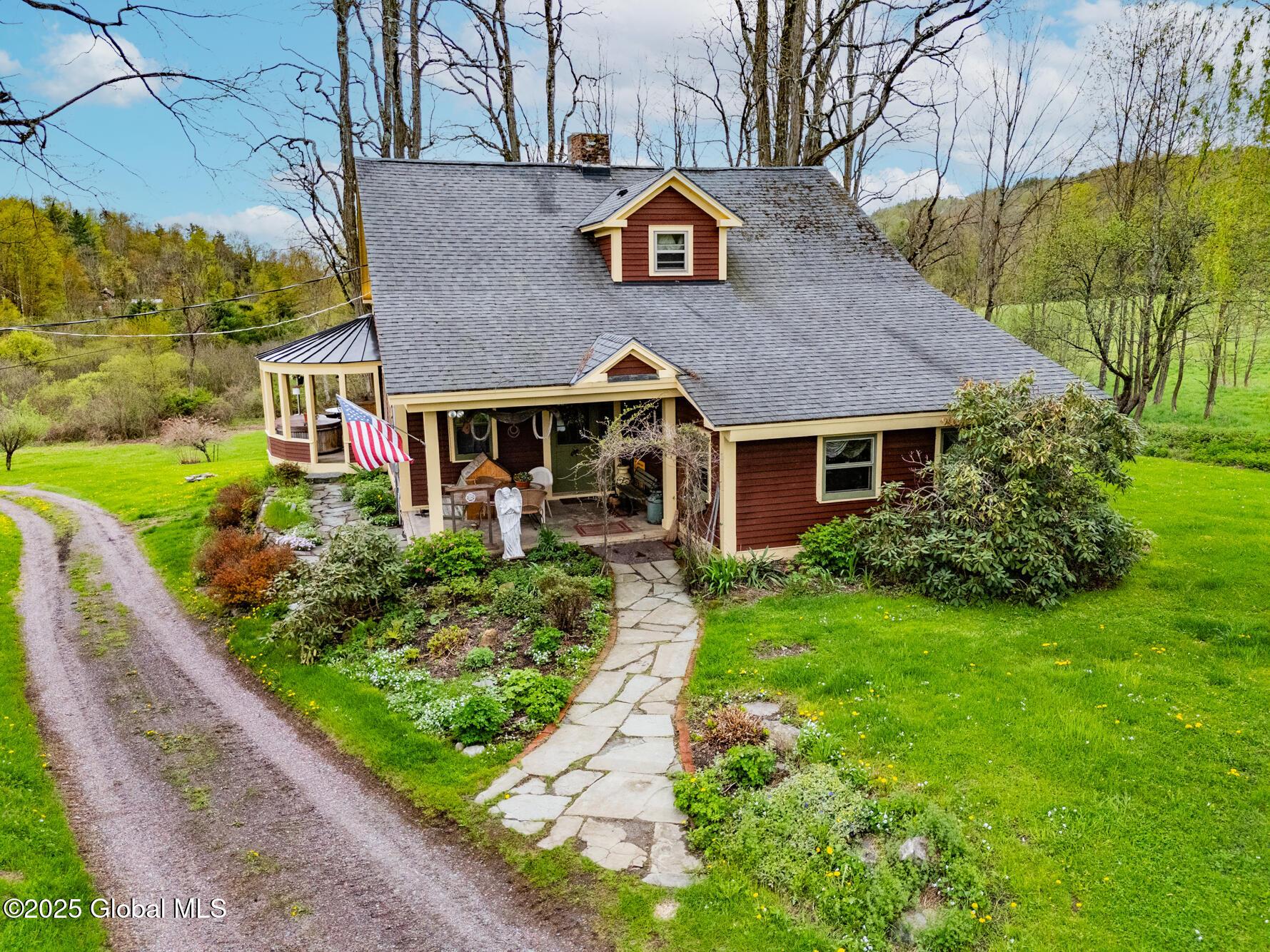 Image 1: Front house drone