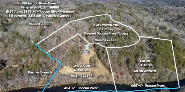 Lot 25, 26, 36 Toccoa River Forest Lane # 36, Mineral Bluff GA 30559