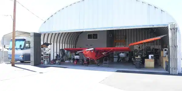 Image 4: This spacious hangar provides ample storage for ai