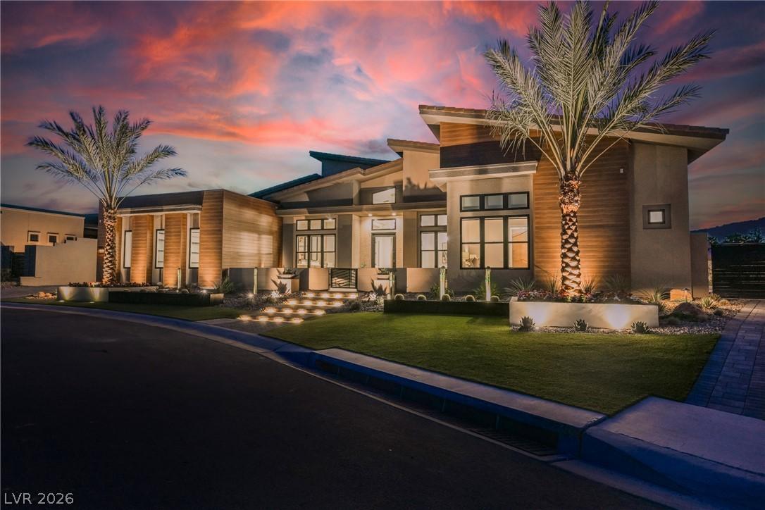 Image 1: Architectural splendor meets desert tranquility in