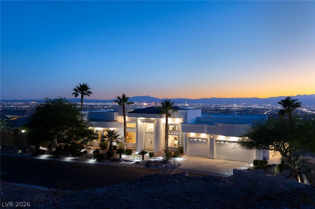 Image 3: Perched on a hillside, this residence offers sweep