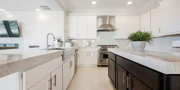 Image 4: Soaring 2-story cathedral ceilings & a winding sta