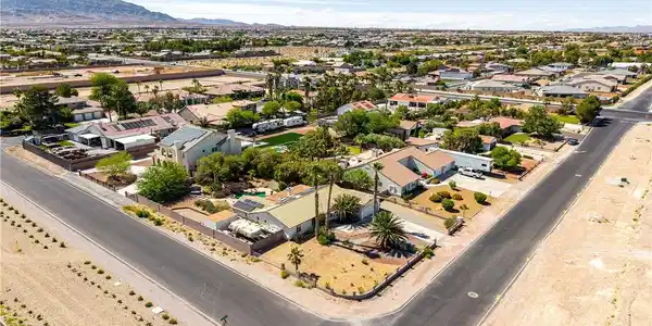 Image 4: An aerial perspective reveals a vibrant neighborho