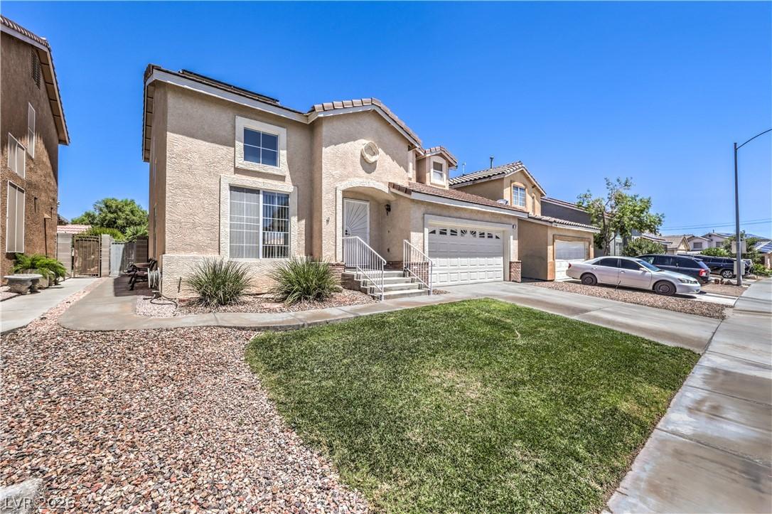 Image 4: A well-maintained suburban home features an attach