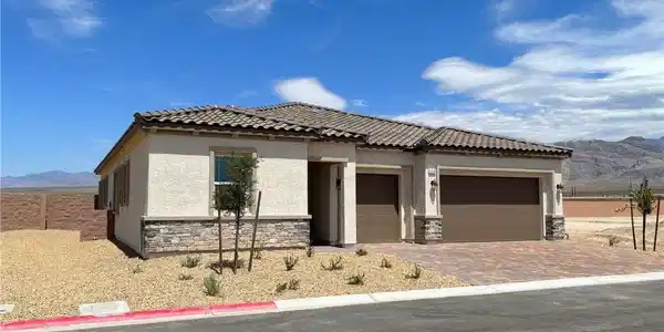 Image 2: View of front of house featuring a mountain view,