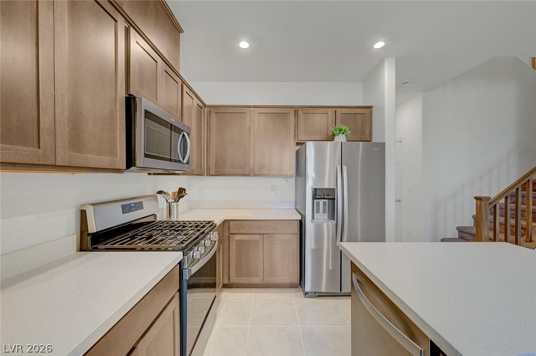 Image 4: Kitchen featuring stainless steel appliances, ligh