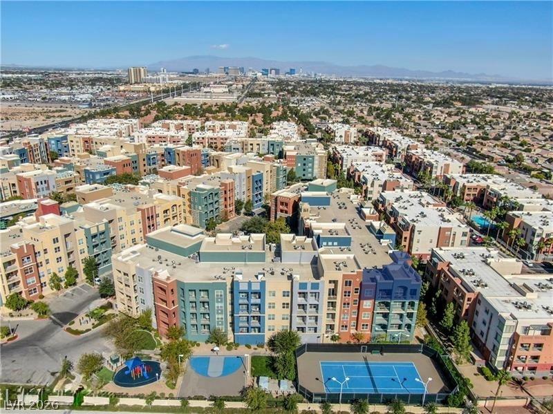 Image 1: An aerial perspective reveals a vibrant community