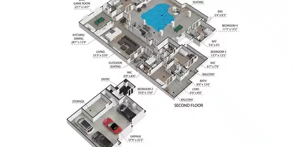 Image 4: View of room layout