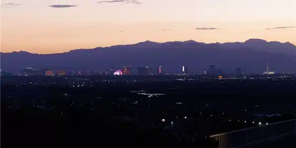 Image 3: Dramatic sunset hues cast a captivating glow over