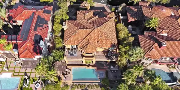 Image 4: An aerial perspective reveals multiple properties