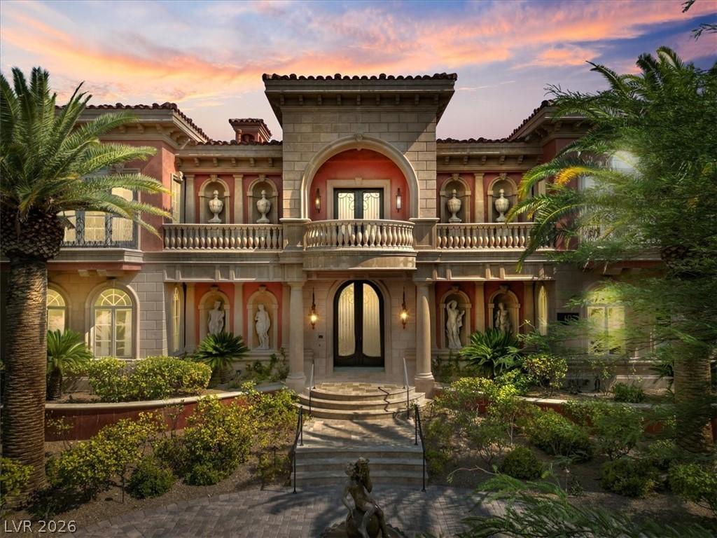 Image 2: Mediterranean / spanish-style home featuring frenc