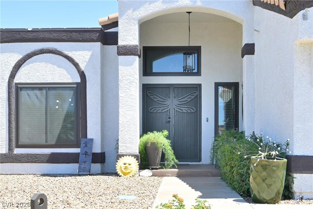 Image 3: Elegant entrance featuring a distinct double door