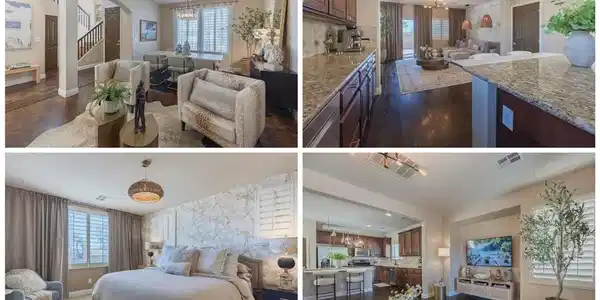 Image 3: Rich hardwood flooring complements the smooth tran