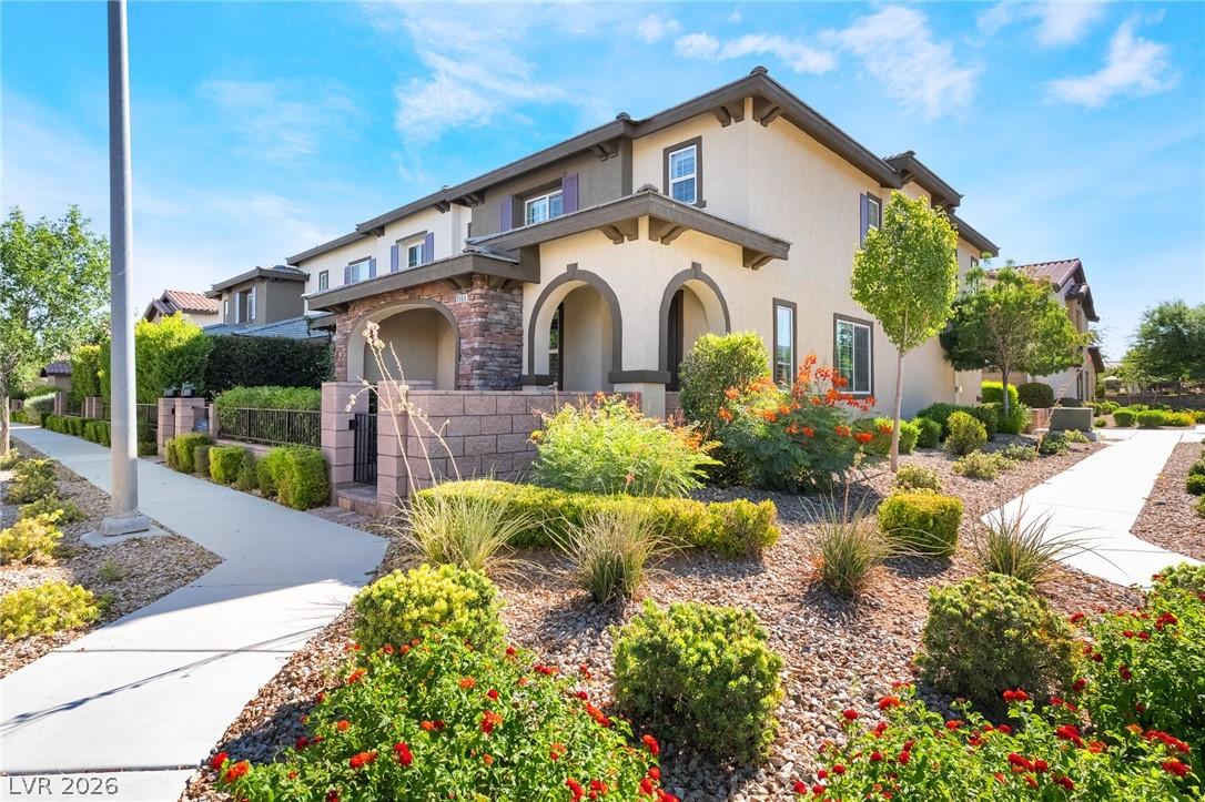 Image 2: A Mediterranean-inspired dwelling with arched entr