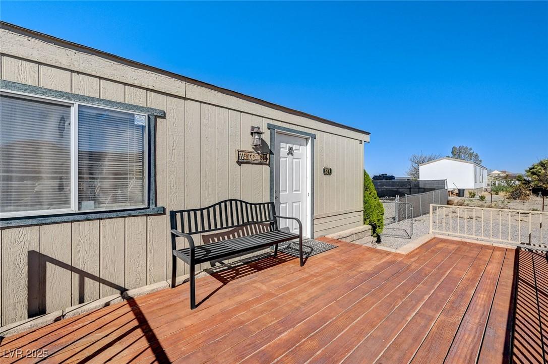 Image 2: View of wooden deck