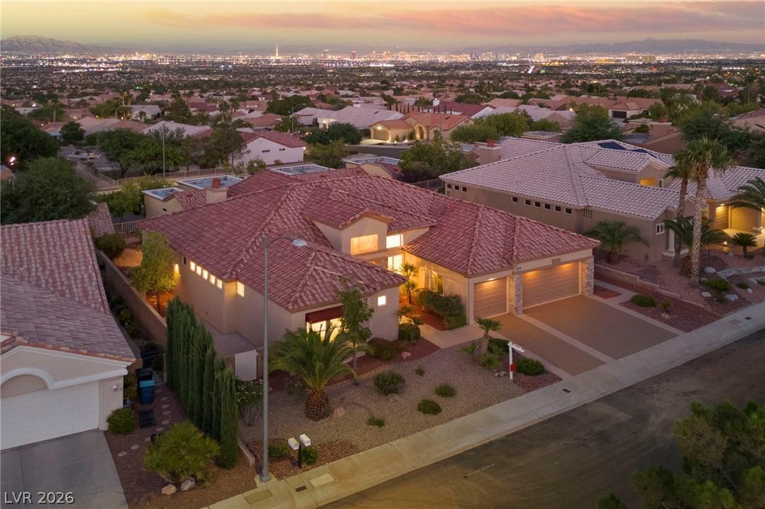Image 2: Areal Night Time View of Faiss Drive Sitting High