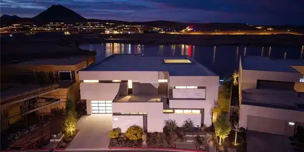 Image 3: Bold geometric architecture commands attention alo