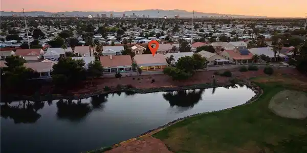 Image 4: An elevated perspective showcases the serene water