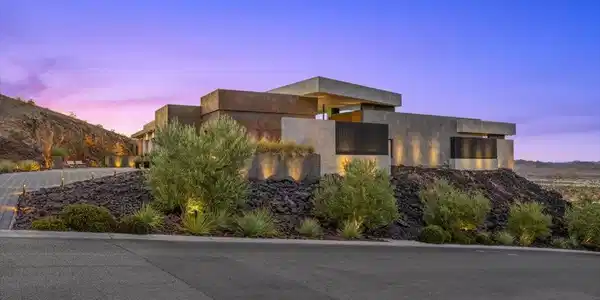 Image 2: A modern architectural marvel nestled into the hil