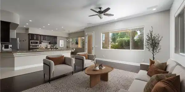 Image 4: An open floorplan seamlessly connects the well-app
