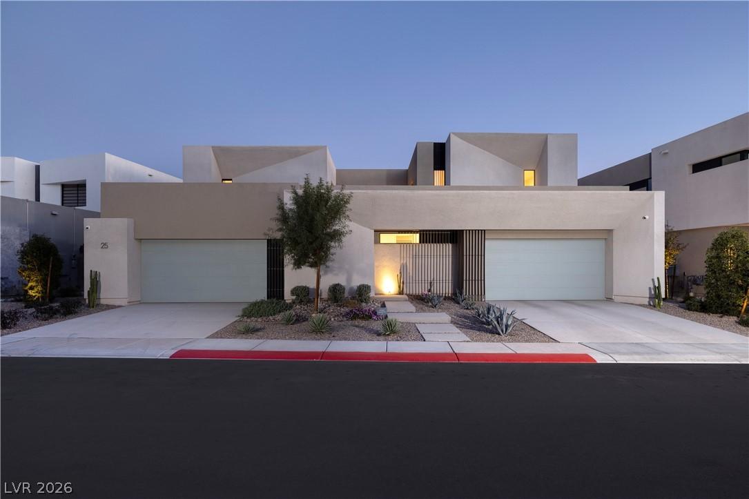 Image 3: Modern desert architecture with a welcoming entry,