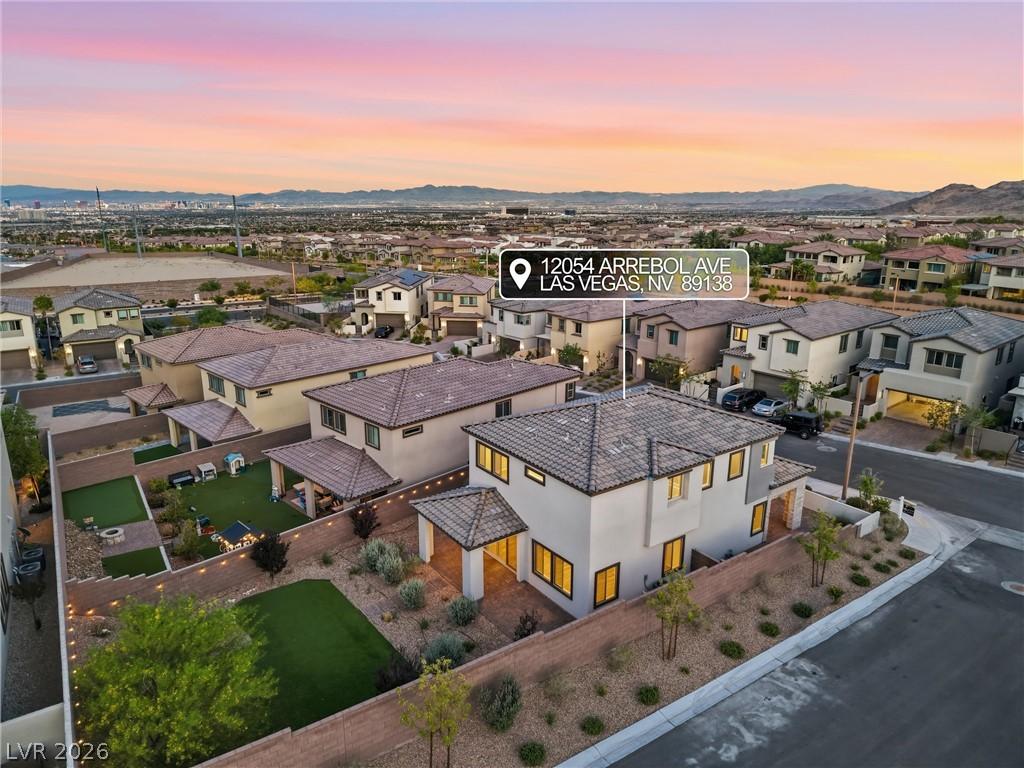 Image 4: An aerial perspective reveals a modern residential