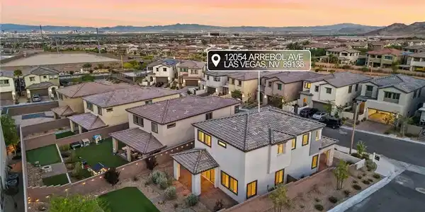Image 4: An aerial perspective reveals a modern residential