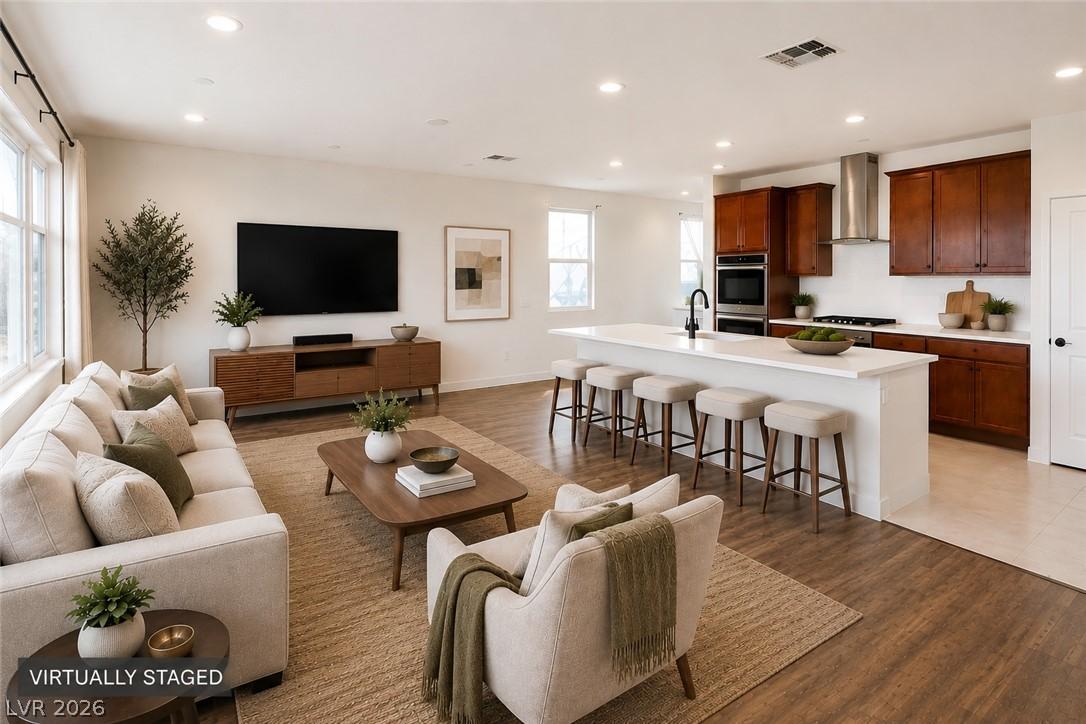 Image 3: An open floor plan provides an airy, connected spa