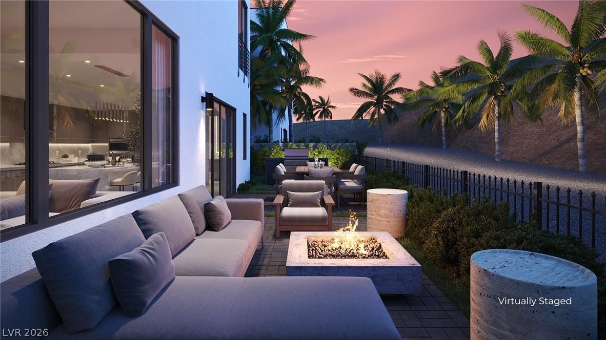 Image 4: An inviting outdoor living space perfect for eveni