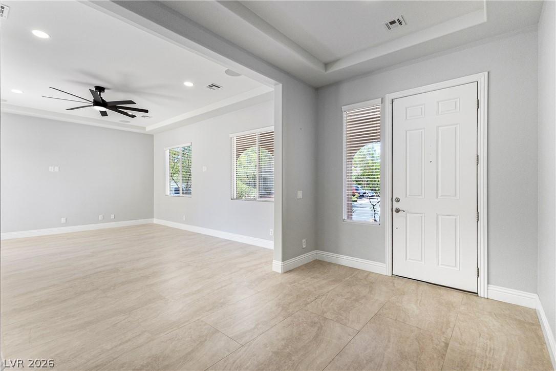 Image 3: A welcoming entryway with a pristine white door an
