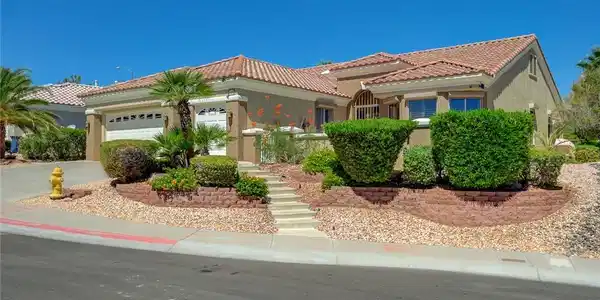Image 2: Spanish tile roofing and structured desert landsca