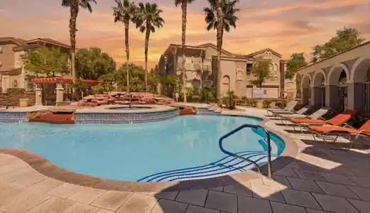 Image 2: Resort style pool, hot tub, & clubhouse.