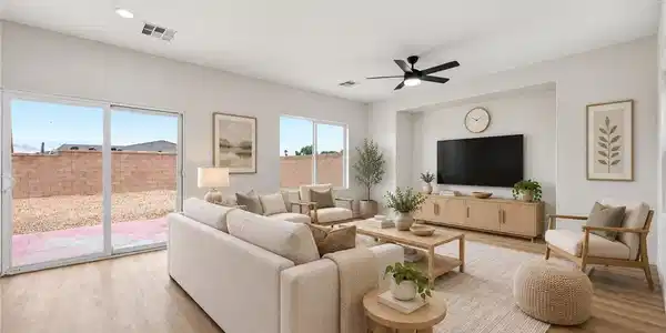 Image 3: Family Room-Virtually Staged