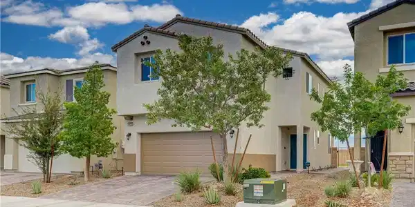 Image 3: Contemporary two-story architecture features clean