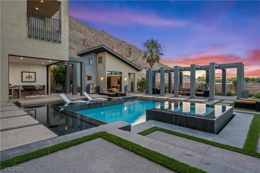 Image 3: A desert oasis of modern architecture nestled agai