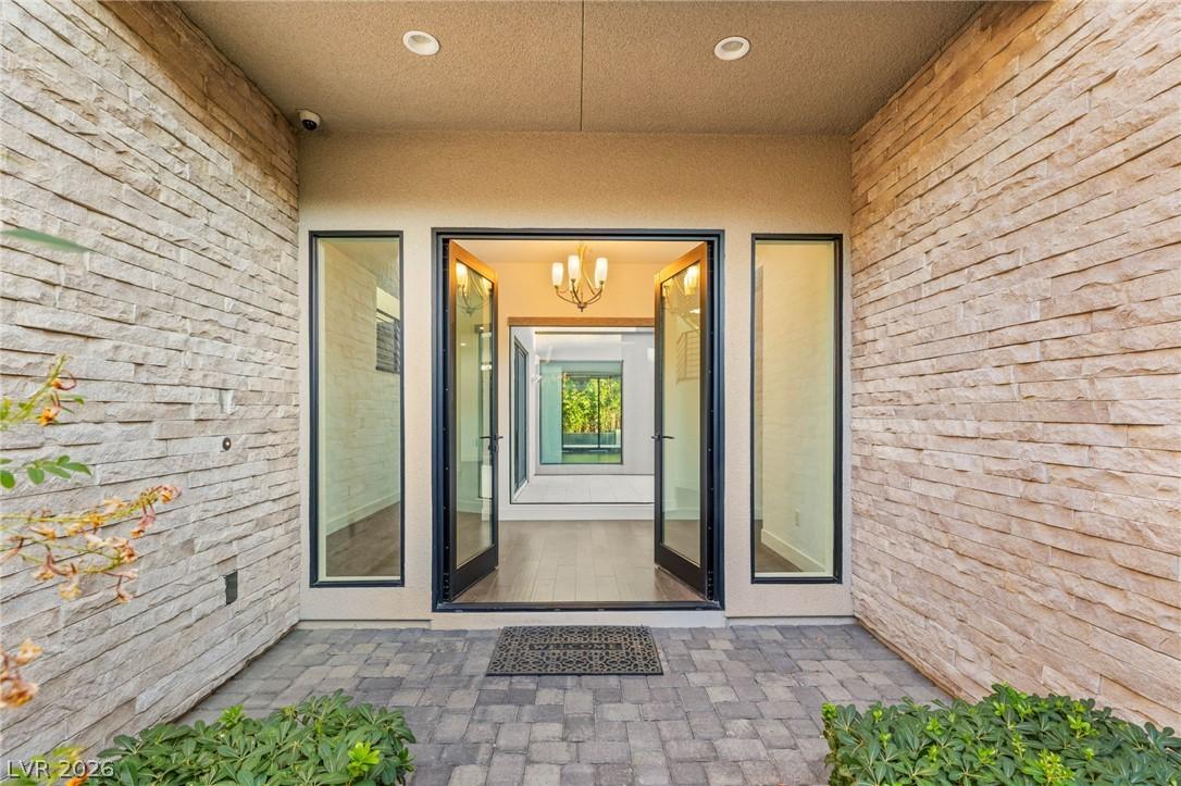 Image 4: Private entryway to the house with a view of the F