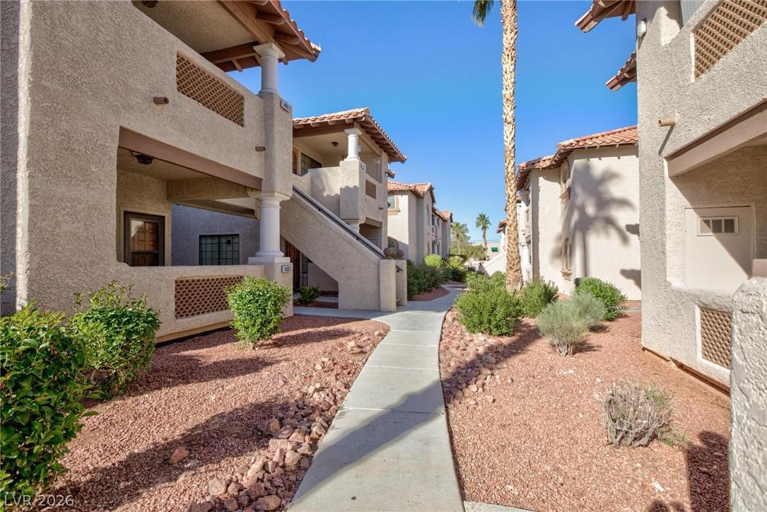 Image 3: A well-maintained community path leads through des