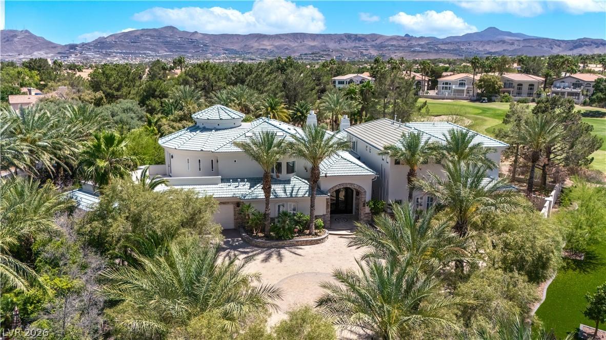 Image 3: An aerial perspective reveals a grand estate nestl