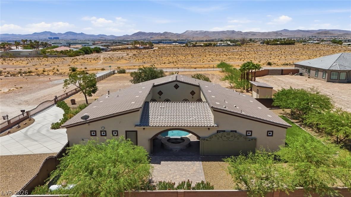 Image 2: An aerial perspective reveals a sprawling estate w