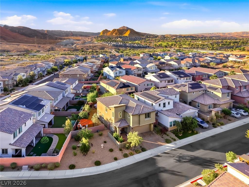 Image 3: An aerial perspective showcases a residential neig