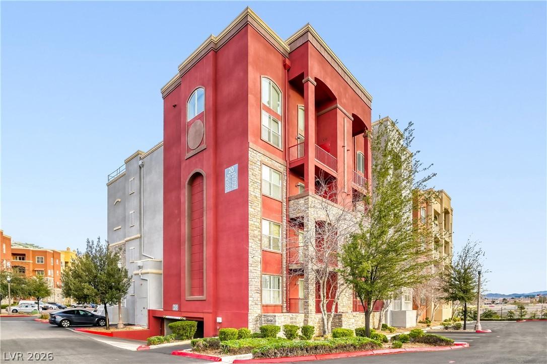Image 1: Vibrant residential building showcasing architectu