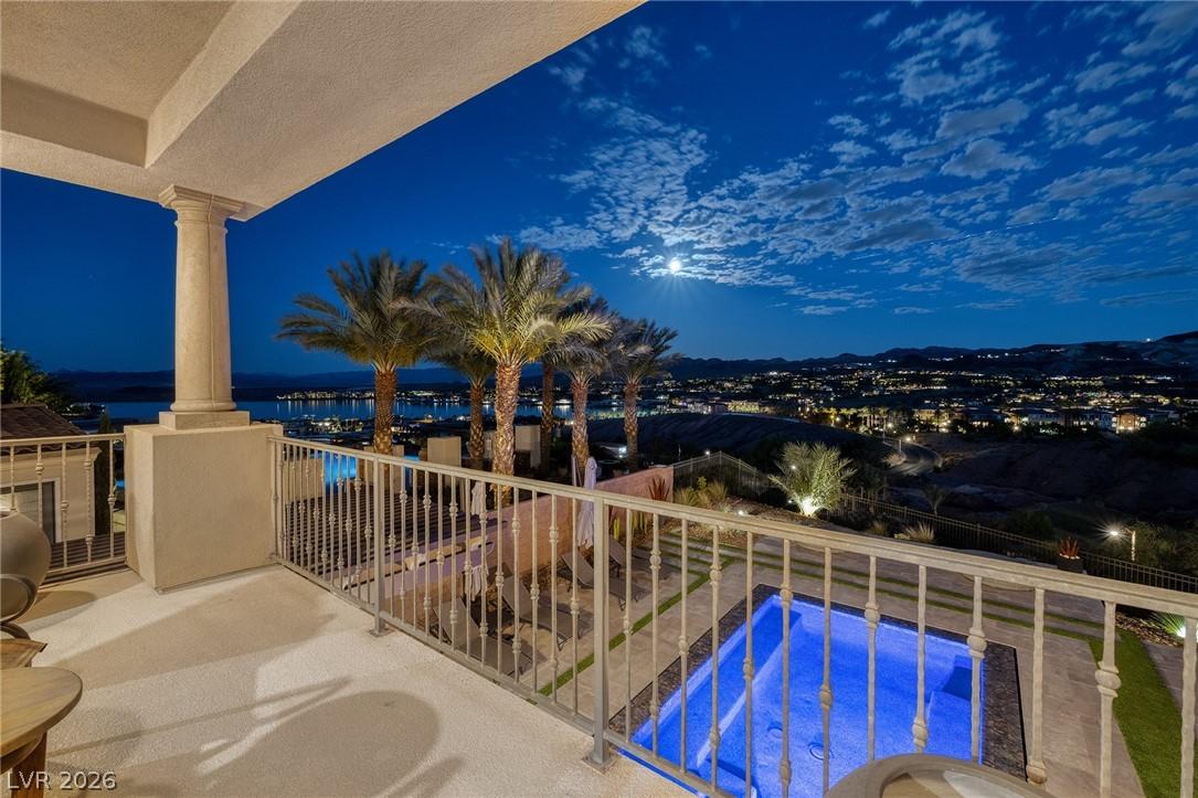 Image 1: This spacious deck offers breathtaking views of th