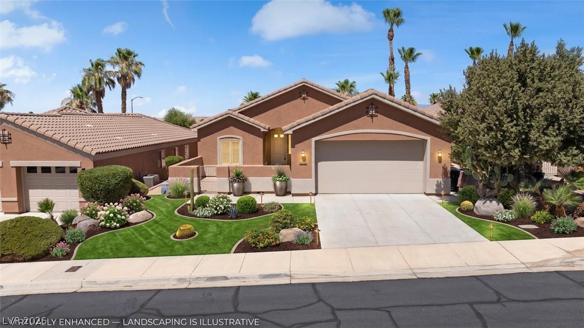 Image 3: Mature landscaping and manicured lawns create a we