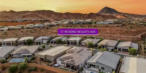 Image 3: An aerial panorama reveals a captivating desert co